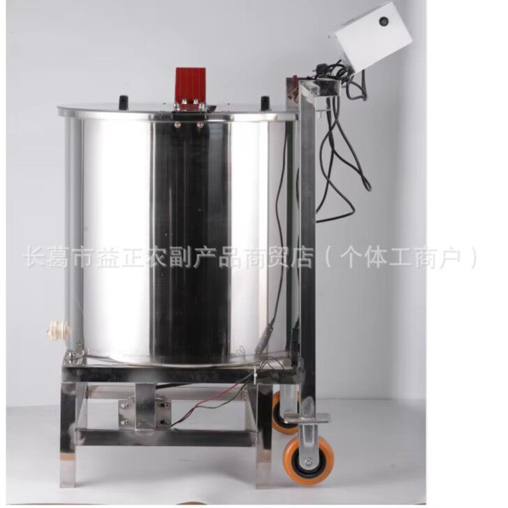 益正蜂具两用电动+手动蜂蜜提取器6架220V蜂蜜提取机