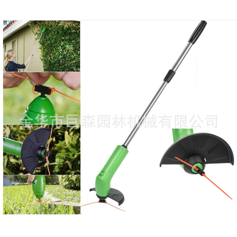 工厂直销迷你可调节无绳割草机电动花草修剪器家用工具果园除草机
