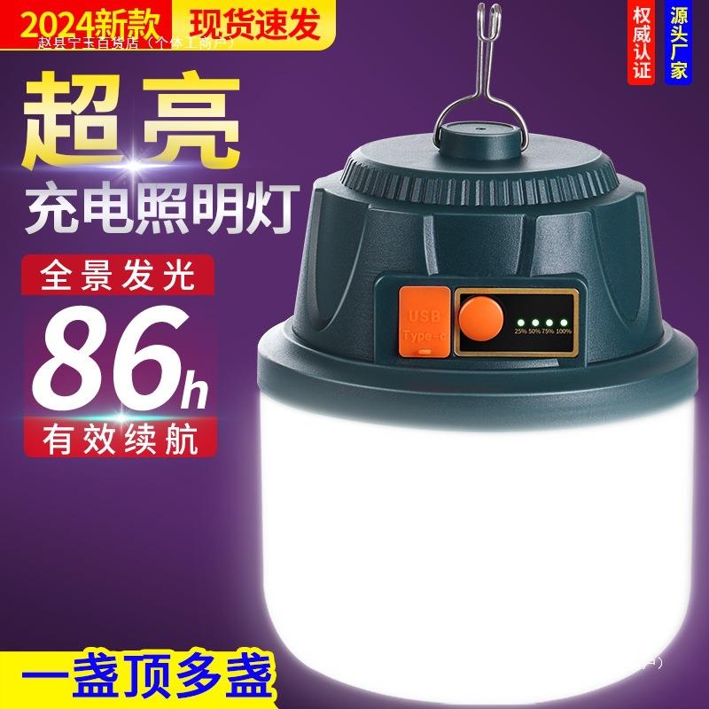 灯泡节能灯超亮强光家用照明灯充电可移动式低电压.球泡灯