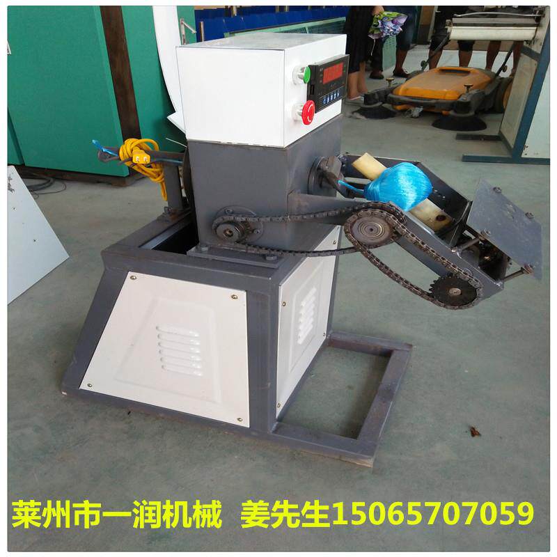 操作简易单锭塑料纤维圆球机 手动封口半自动单头多头打球机