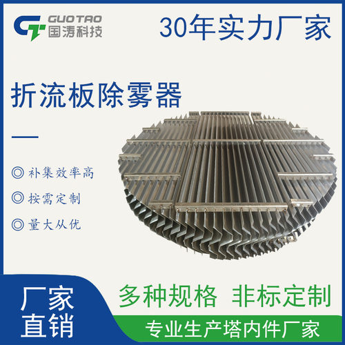 不锈钢PP折流板除雾器C/S/W型