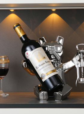 法斗红酒架现代轻奢高档红酒架摆件酒柜装饰品客Y厅家居装饰