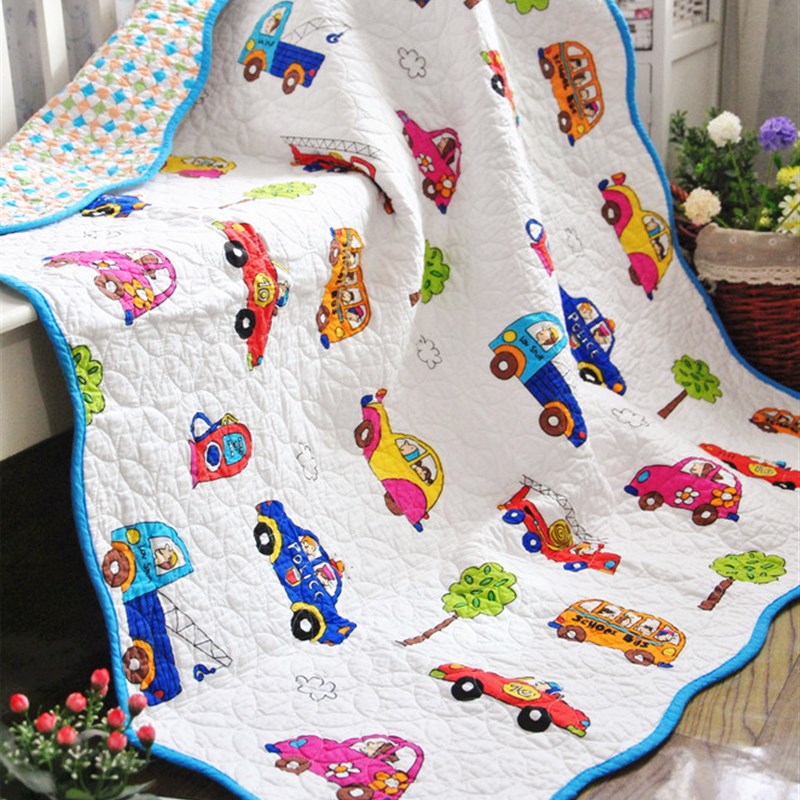 可爱儿童b宝宝幼儿园午休被韩国外贸纯棉斜纹绗缝被空调被夏被床