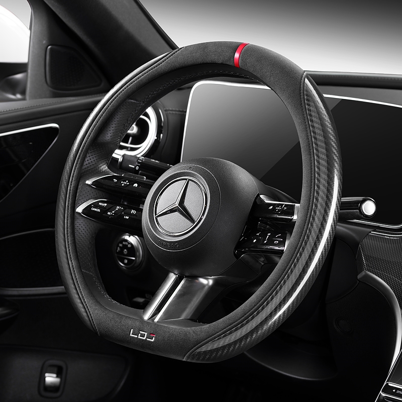 红旗H9H5HS5HS7Ho7HQ9EMQ5EHS3EHS9方向盘套翻毛皮真皮汽车把套