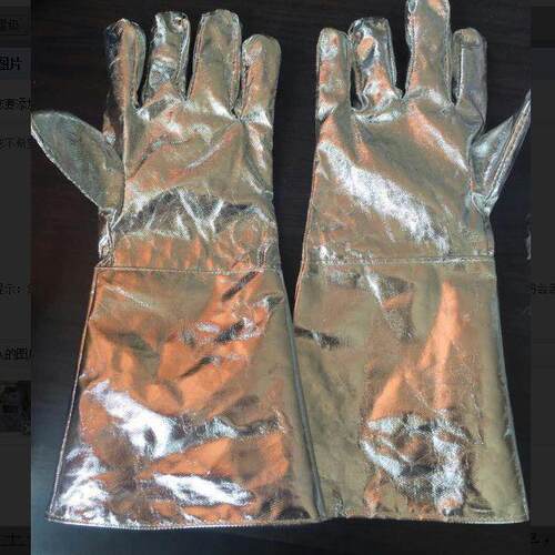 厂家直发江波船用铝箔隔热服防护手套头罩 耐高温隔热手套1000度