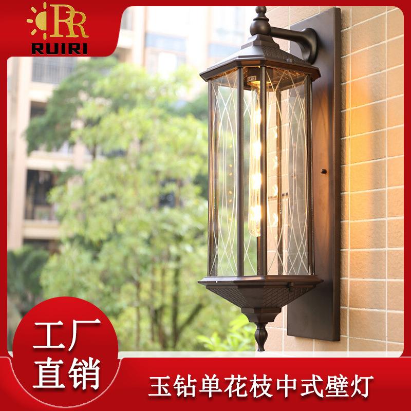 中式复古户外壁灯古典庭院灯酒店走廊楼道别墅外墙室外欧式门口灯