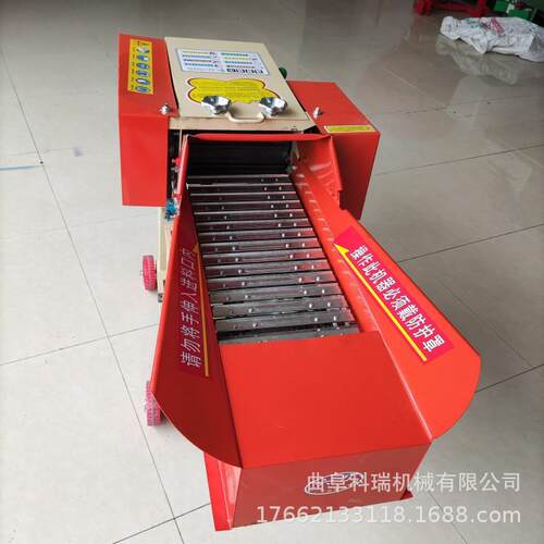 科瑞两相电铡草揉丝机 沙克龙秸秆粉碎机 小型喂牛打草机碎草机