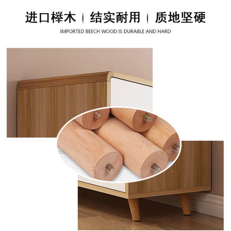 纯实木衣柜家用卧室出租房用简约现代对开门宝宝衣橱儿童简易柜子图片