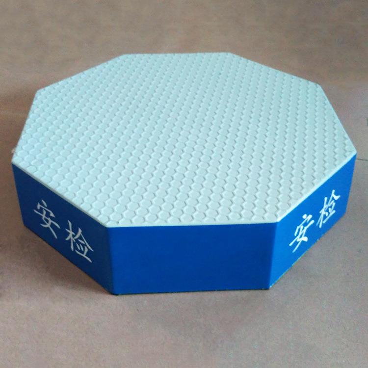 2018新款式八角菱形玻璃钢站岗台 安检站台 机场安检台工厂安检台