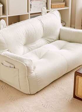 复古懒人沙发卧室小户型豆袋卧室小沙发可躺可睡沙发跨境窝窝沙发