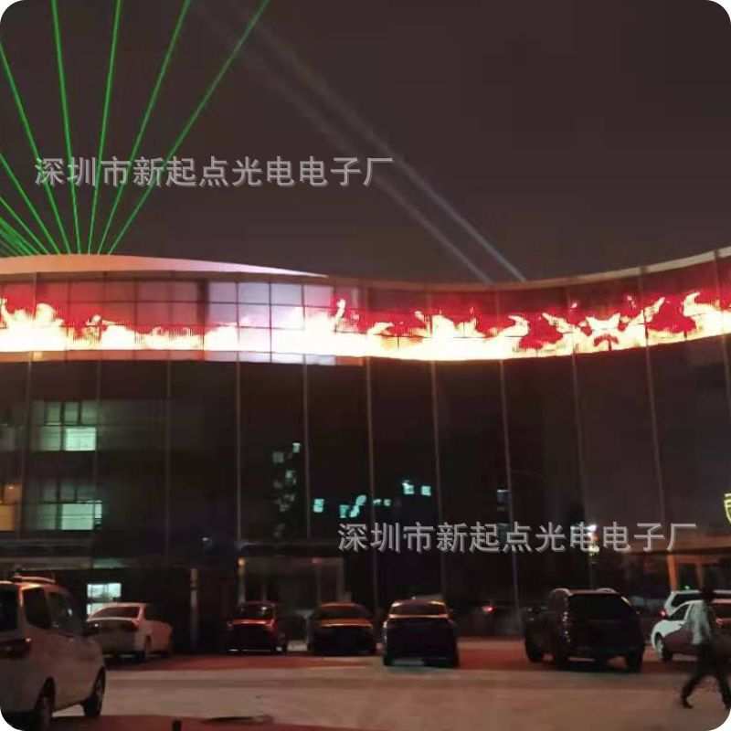 新媒体户外防水全彩H2020单灯P31.25柔性网格屏街道楼宇桥梁亮化