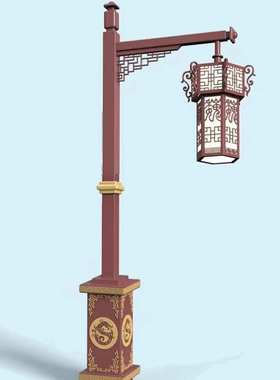 太阳能户外庭院灯 小区花园庭院灯户外景观灯别墅led庭院灯中式