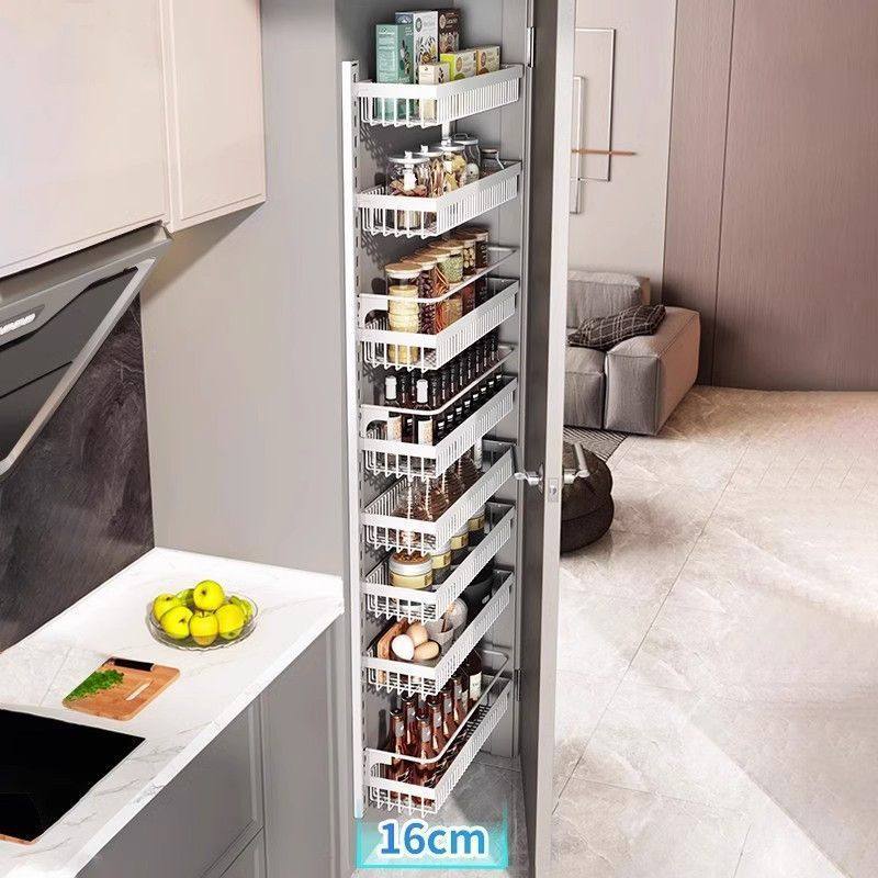 免打孔门后壁挂收纳架多层可调节橱柜墙上调味品调料厨房置物架,厨房/烹饪用具,厨房墙壁置物架/厨房墙壁挂架,淘宝优惠券,粉丝福利购,淘宝优惠卷