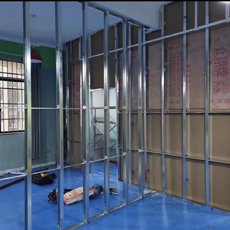 石膏板轻钢龙骨隔墙隔断墙耐火防潮硅G酸钙板专用膨胀螺丝全套材