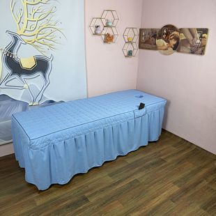 实图照按摩床罩美容院床套推拿床罩理疗床裙全包四季通用支持制