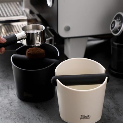 Bincoo咖啡敲渣桶白色吧台粉渣盒意式咖啡机配套倒渣桶废渣盒