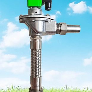 直角电磁阀活接头304气包连接件不锈钢脉冲阀锁母一体箱体穿壁器