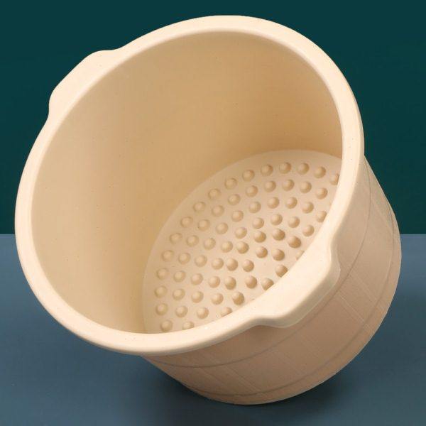 1斤半牛筋盆加厚大号塑料按摩洗脚盆泡脚足浴盆家用加高足浴桶,家庭/个人清洁工具,泡脚袋,淘宝优惠券,粉丝福利购,淘宝优惠卷