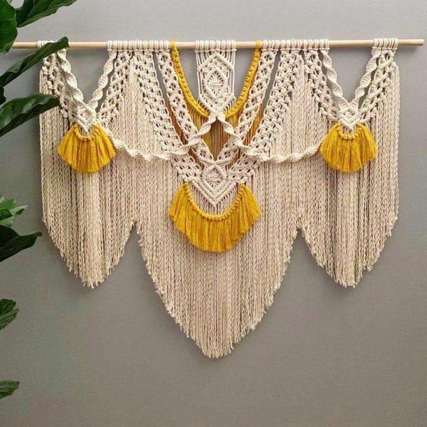 北欧风彩色编织大型挂毯客厅卧室背景墙装饰壁毯民宿软装墙饰挂件,居家布艺,挂毯/壁毯,淘宝优惠券,粉丝福利购,淘宝优惠卷