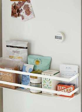 厂货严选 冰箱侧面挂架磁铁免打孔调味料挂篮pl  收纳置物架