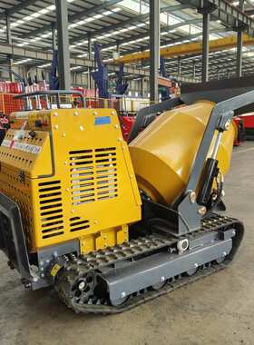 现货出口 HT750Y水泥混凝土搅拌运输车自上料式履带式工程搅拌车