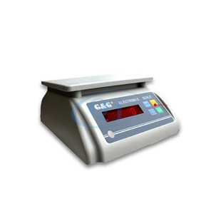 0.1g防水秤不锈钢秤盘230 1500g 195mm防水天平称 E1.5KS 双杰G&G