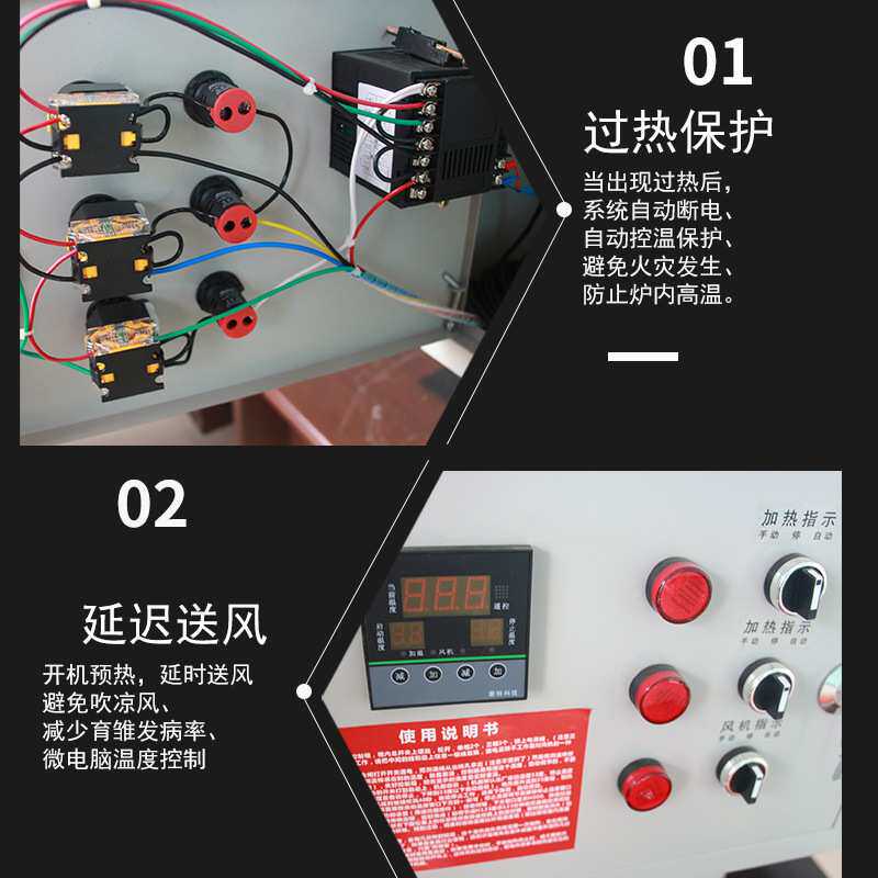 工业暖风机大功率大面积加温取暖器养殖育雏电热风炉智能恒温电暖