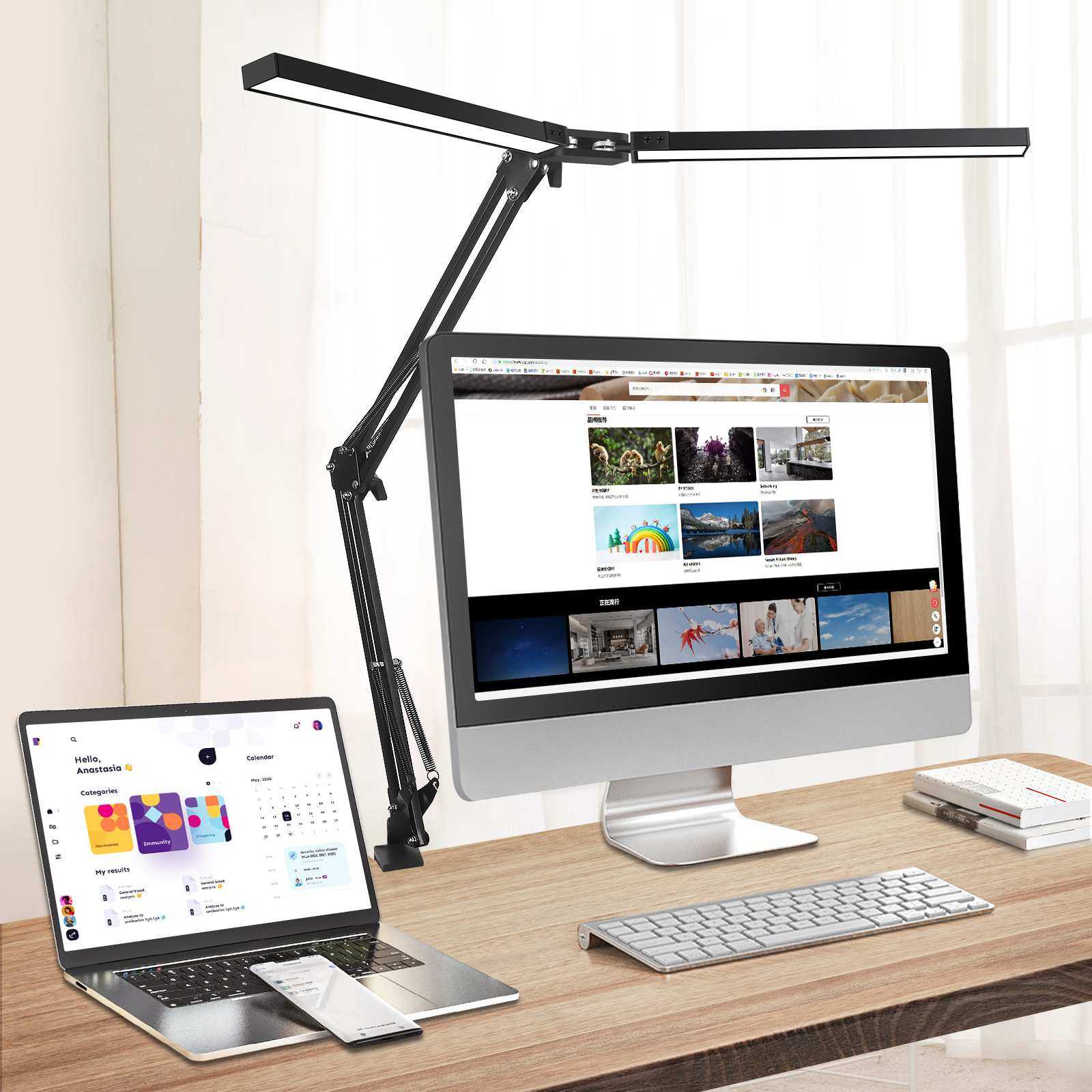 led折叠长臂护眼灯多功能双头护眼台灯 亚马逊usb拍照摄影补光灯,鲜花速递/花卉仿真/绿植园艺,其它园艺用品,淘宝优惠券,粉丝福利购,淘宝优惠卷