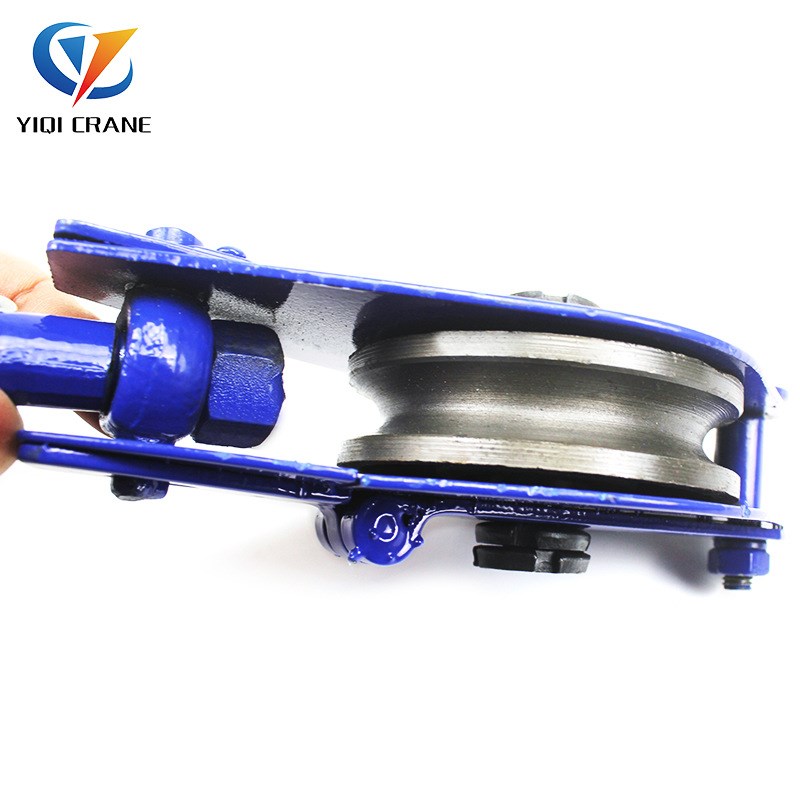 重型定滑轮起重滑车 钢丝绳滑轮D吊钩 小型轴承单轮起重滑轮