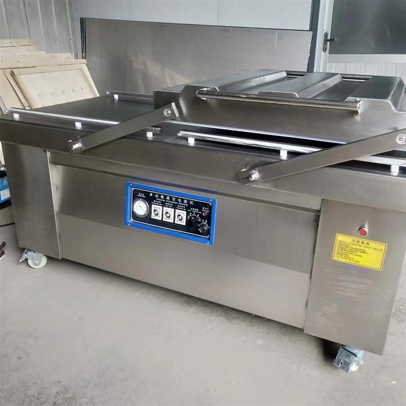 新包装机80型双室真空封口  烧鸡包N装用双室真空包装机