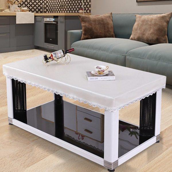 新款烤火桌防水皮罩电炉罩套长方形茶几桌面防油免洗桌布垫子夏天,居家布艺,微波炉罩,淘宝优惠券,粉丝福利购,淘宝优惠卷