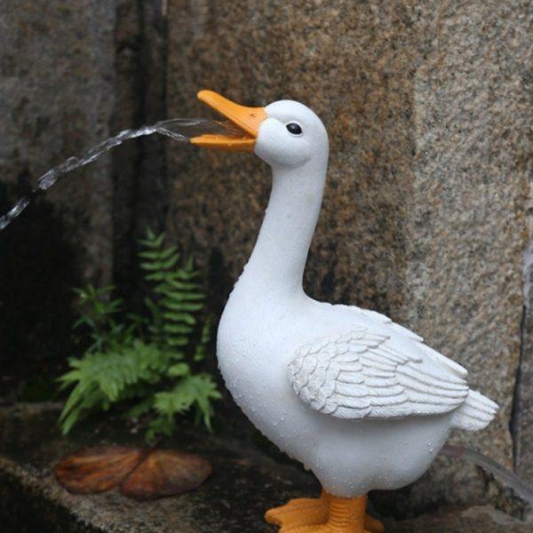 中式庭院摆件鸭子户外别墅花园假山水池造景鱼池喷水树脂动物摆件,家居饰品,户外/庭院摆件,淘宝优惠券,粉丝福利购,淘宝优惠卷