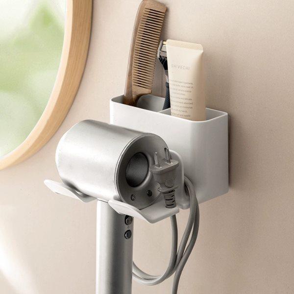 懒地卫生间免打孔电吹风机置物架厕所壁挂收纳挂架浴室柜风筒支架,家庭/个人清洁工具,浴室角架/置物架,淘宝优惠券,粉丝福利购,淘宝优惠卷