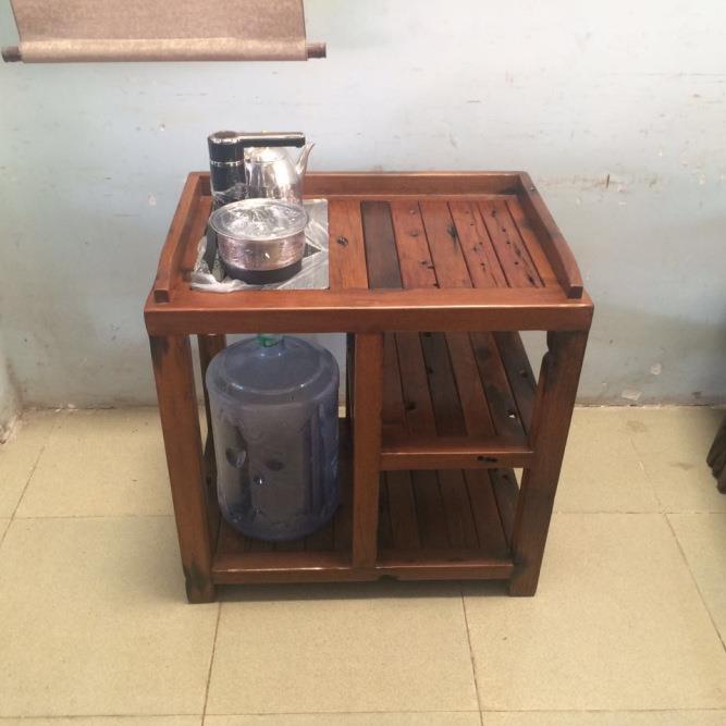 老船木家具纯实木茶水柜餐边柜中式储物柜置物柜仿古客厅角柜家用