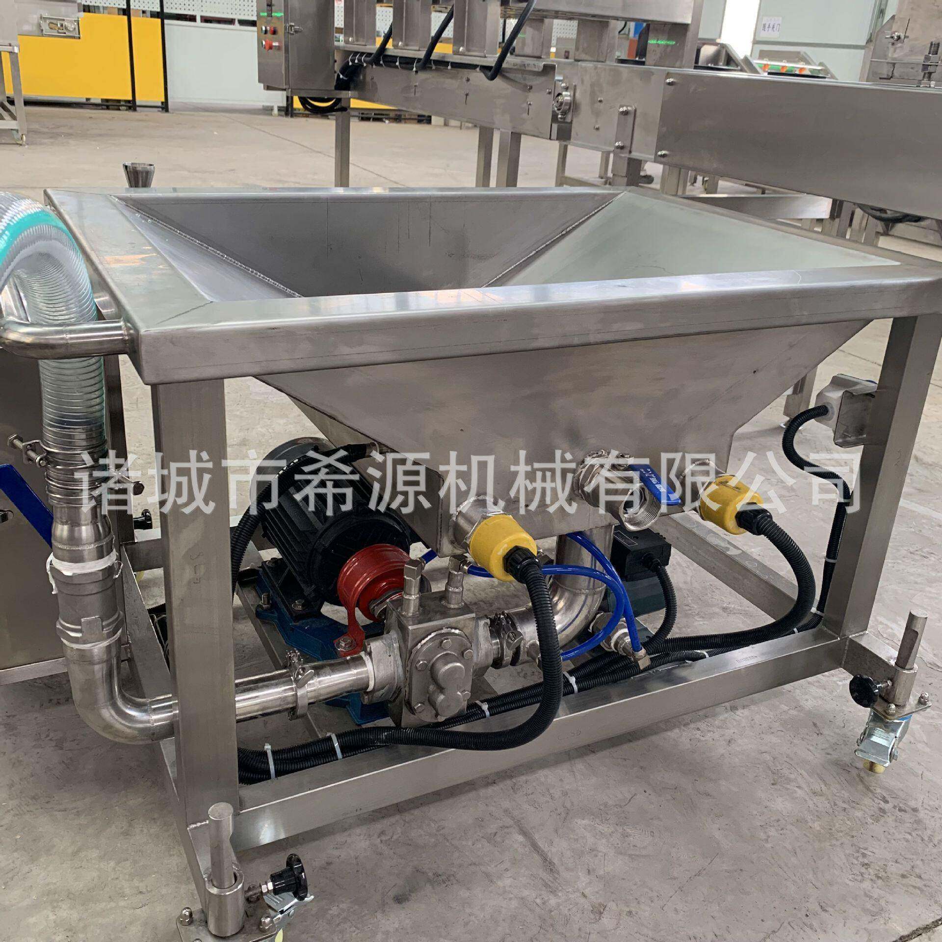 麻薯巧克力涂层设备面包甜甜圈瀑布式淋巧克力涂层机爆浆曲奇涂层