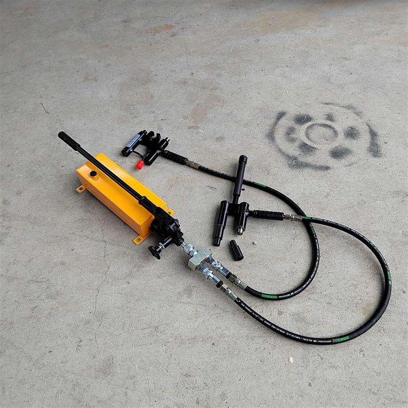 YBX-60型提速道岔滑床板手动液压销钉拔出器液压拔销器