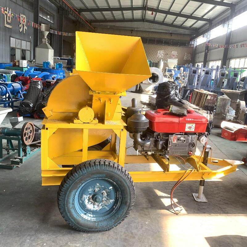 700型移动式木材粉碎机 树枝秸秆玉米芯粉碎机 食用菌木屑锯末机