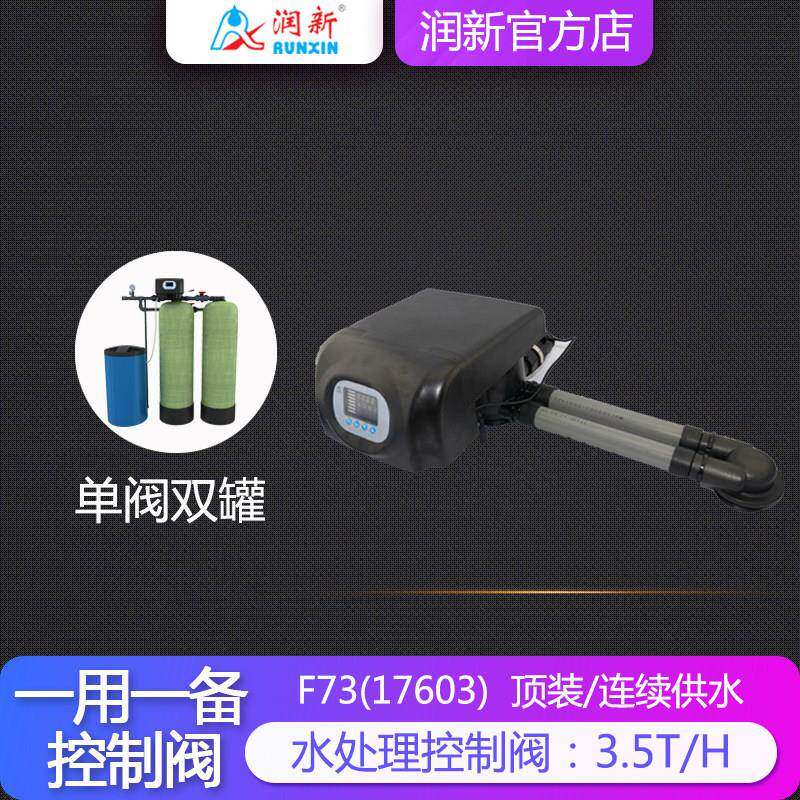 润新官方店 阀双 软化控制阀 一用一备连续供软水阀17603 F73