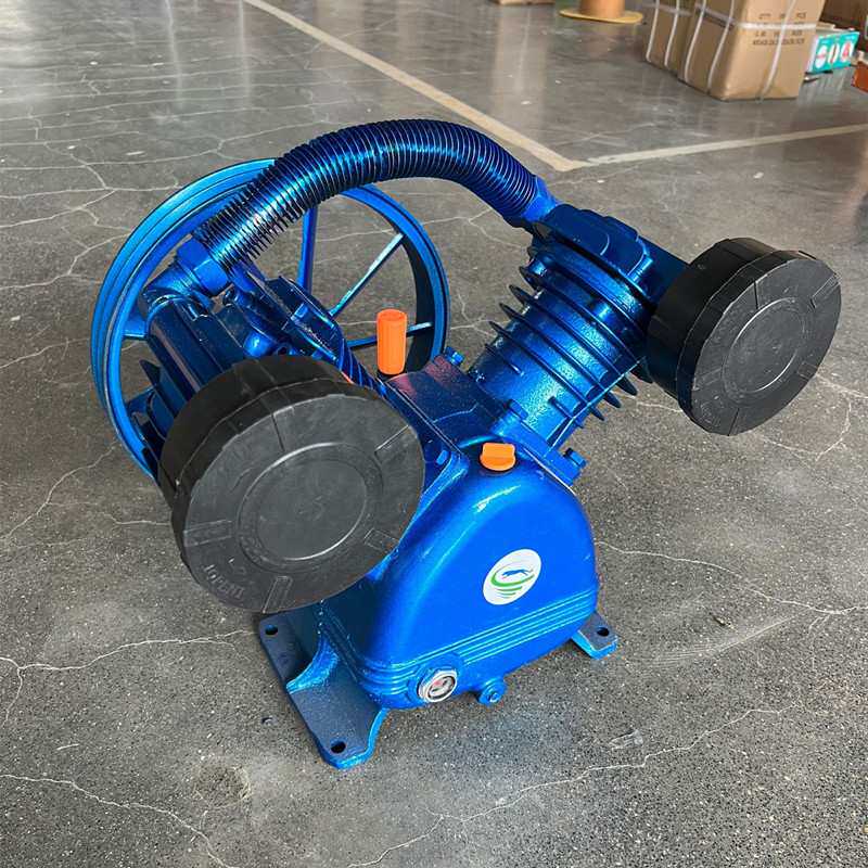 空压机配件大全机头双缸三缸气泵机头泵头0.6/8空气压缩机泵头