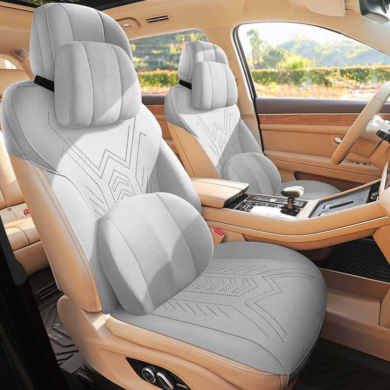 问界M7专用汽车座套五座六座四季通用坐垫翻毛皮改装座椅垫,3C数码配件,USB灯,淘宝优惠券,粉丝福利购,淘宝优惠卷