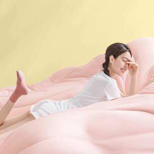 愉悦之家四季被芯 秋冬加绒加厚保暖吸湿发热冬被学生单双人被子