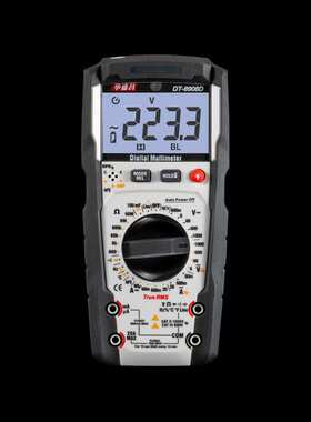 CEM华盛昌数字万用表高精度便携式手动量程防烧多能表DT-8908D