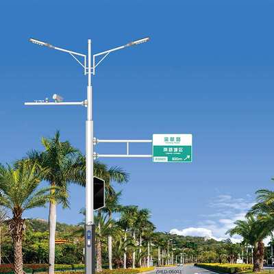 综合共杆组合杆监控杆多功能交通信号灯杆路灯户外监控人行道合杆