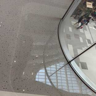 厂家直供多色预制无机水磨石通体哑光水磨石砖酒店商场学校地面