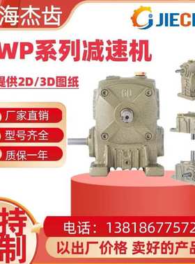 WPA100-60涡轮蜗杆减速机WP变速箱减速箱小型铁壳