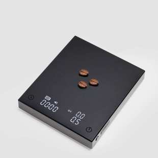 咖啡豆克称称重计时 手冲器具专用 泰摩黑镜BASIC2咖啡电子秤 意式