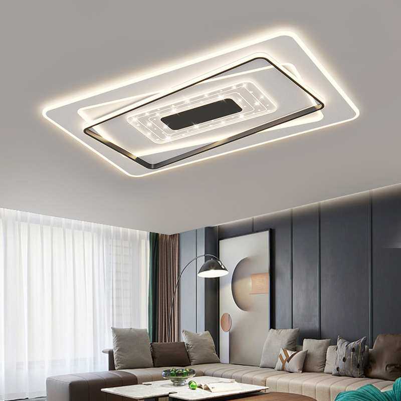 客厅灯现代简约大气led吸顶灯2023新款大灯房间主卧室灯中山灯