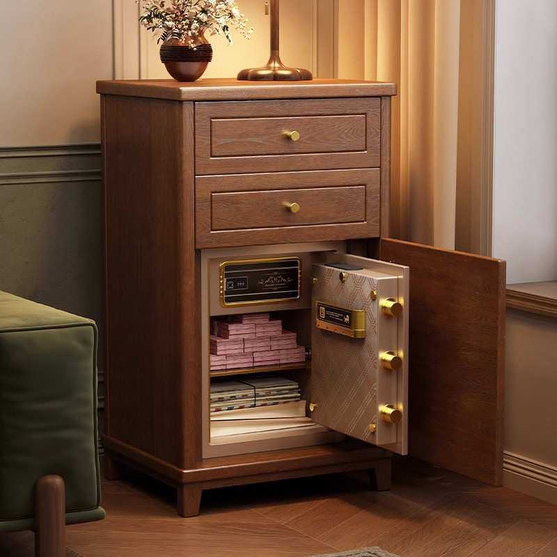 实木床头柜带保险箱一体家用防盗隐藏式小型储物柜指纹密码保险柜,模玩/动漫/周边/娃圈三坑/桌游,模型制作工具/辅料耗材,淘宝优惠券,粉丝福利购,淘宝优惠卷