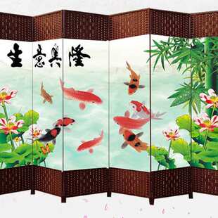简易屏风隔断墙卧室客厅可移动现代简约遮挡帘折叠平风家用办公室