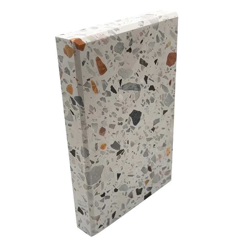 颗粒水磨石瓷砖600x600客厅地砖餐厅服装店瓷砖工程灰色仿古砖